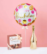 combo-set-3 balloon wine and chocolate box